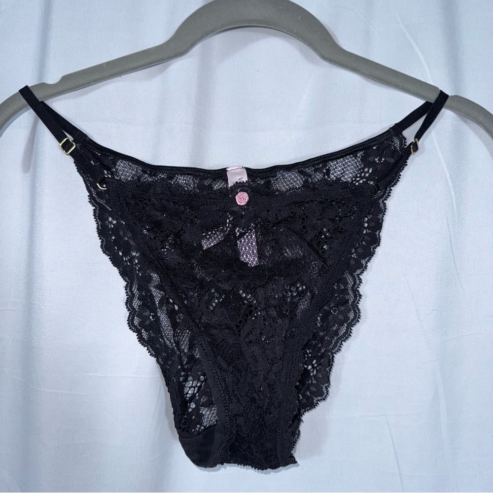 Victoria's Secret Black Lace Panties